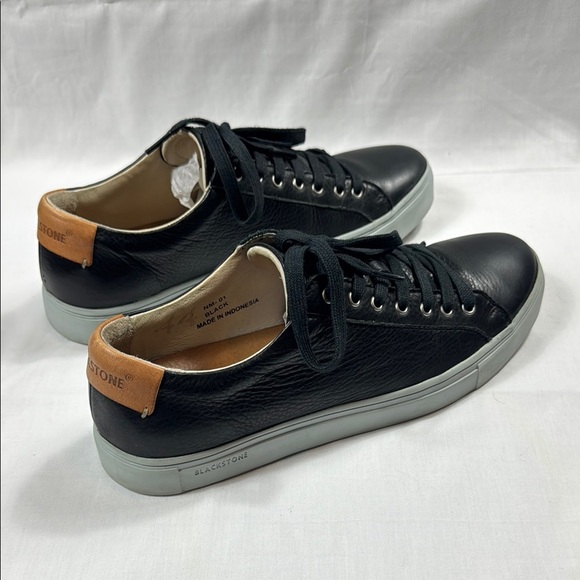 Blackstone NM01 Black Leather Men Shoes - Picture 4 of 6